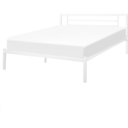 CUSSET  - Tweepersoonsbed - Wit - 160 x 200 cm - Metaal