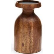 Rivièra Maison Jake: kandelaar stoompkaars hout bruin L