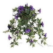 Mica Decorations Petunia Kunst Hangplant in Bloempot Stan - L25 x B45 ...