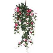 Mica Decorations Petunia Kunst Hangplant - L15 x B20 x H80 cm - Fuchsi...