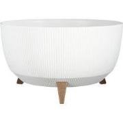 Doppio bowl on stand white FSC Mix - h22xd47cm