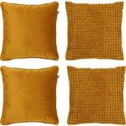 Dutch Decor KUSSENHOES-SET   4-delig - Texture Harmony - 45x45 cm - ex...