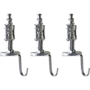 KAJAANI - Set van 3 kerstkoushouders - Zilver - IJzer