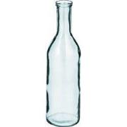 Mica Decorations Rioja Fles Vaas - H50 x Ø15 cm - Gerecycled Glas - Tr...