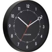 Wandklok Fresco - Zwart - 31.5x31.5x31.5cm