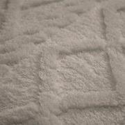 Zydante® Dekbedovertrekset Jacquard Teddy Stone - 240x200/220 cm - met...