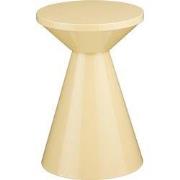 Mica Decorations Jim Bijzettafel - H45 x Ø31 cm - IJzer - Beige