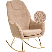 GULSELE - Schommelstoel - Beige - Bouclé