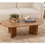 Ovale Salontafel Houtlook - 120x60