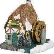 Water wheel house battery operated l14,5xb12xh14,5 cm