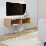 Hang TV Meubel Bernie Rustiek Eiken Melamine 125 x 30 x 35 cm