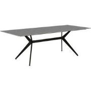 Eettafel Grace Sintered Stone Marmerlook Grijs