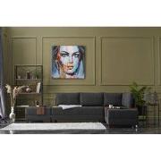 Hoekbank met slaapfunctie Rechts Fly Antraciet