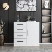 Ladekast Kale Wit Melamine 90x85x47 cm