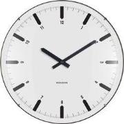 Karlsson - Wandklok Realista Dome - Wit- Ø35cm