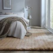 Laagpolig Loper - Rene Fringed Ribbed - Beige - 120x170 cm