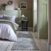 Laagpolig Wasbaar Loper - Corin - Traditioneel Blauw 60x230cm - 60x230...