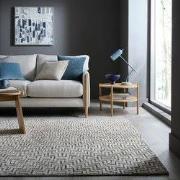 Laagpolig Vloerkleeed - Rhett Circular Knit - Grijs - 160x230 cm