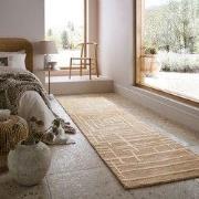 Laagpolig Loper - Rhett Circular Knit - Beige 80x300cm - 80x300 cm