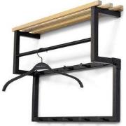 Spinder Design kapstok Rizzoli XS - Zwart / Eiken - 10 haken