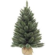 Forest Frosted Artificial Christmas Tree in Jute - H90 x Ø61 cm - Blue