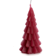 Rustik Lys - Kerstboom kaars raspberry S