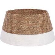 Christmas Tree skirt - H26 x Ø50 cm - Seagrass - Off-white