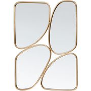 DIANCEY - Wandspiegel - Goud - 70 x 100 cm - Metaal