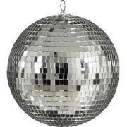 Mica Decorations Kerst Discobal - Ø25 cm - Zilver
