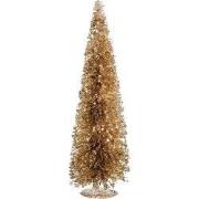 Mica Decorations Decoratie Kerstboom - H60 x Ø19 cm - Champagne