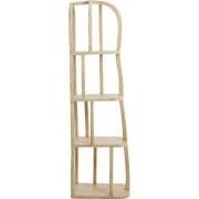 Light&living Kast open 53x40x175 cm LOWE hout mat naturel