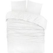 DoubleDry Dekbedovertrek Flanel 100% Zacht Katoen - Eenpersoons 140x20...