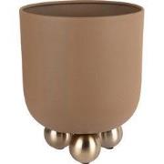 Present Time - Bloempot Estilo Large - Mocha brown