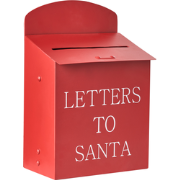 FORSSA - Kerstbrievenbus - Rood - Metaal