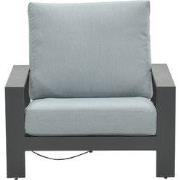 Lincoln verstelbare fauteuil carbon black/ mint grey