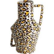 Return to Sender Handgeschilderde vaas 'Leopard' - large - H45 x Ø cm ...