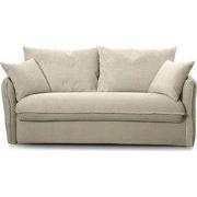 Slaapbank 3-zits in geribbelde fluwelen stof L185 cm - MIKA