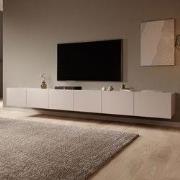 Meubella - TV-Meubel Calgary - Beige - 300 cm - Hangend of Staand