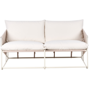 PONTE - Tweezitsbank - Taupe - Staal