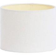 Cilinder Lampenkap Livigno - Wit - Ø20x15cm