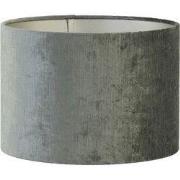 Light & Living - Lampenkap GEMSTONE - Ø40x30cm - Grijs