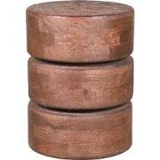 LABEL51 Bijzettafel Milly - Espresso - - 35 cm - Rond