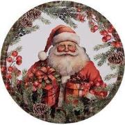 Clayre & Eef Onderbord Ø 40 cm Wit Kunststof