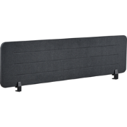 ZIGGY - Bureauscherm - Donkergrijs - 160 x 40 cm - Polyester