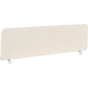 ZIGGY - Bureauscherm - Lichtbeige - 160 x 40 cm - Polyester