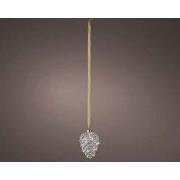 Micro LED dennenappel binnen dia15-H21cm clear/warm white