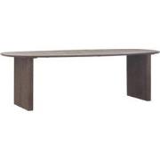 Eettafel Donkerbruin Mangohout Ovaal - 210x100x76cm - Aya