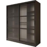 Meubella - Kledingkast Fessaro - Zwart - 180 cm