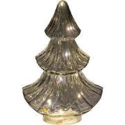 Boompje glas LED 15,5x9,5 cm grijs