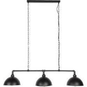 Hanglamp 3-Lichts - Zwart - Rond Ø25cm - Industrieel